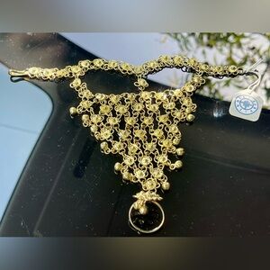 Vintage Kuchi Tribal Gypsy Belly Dancing Necklace with Bells!